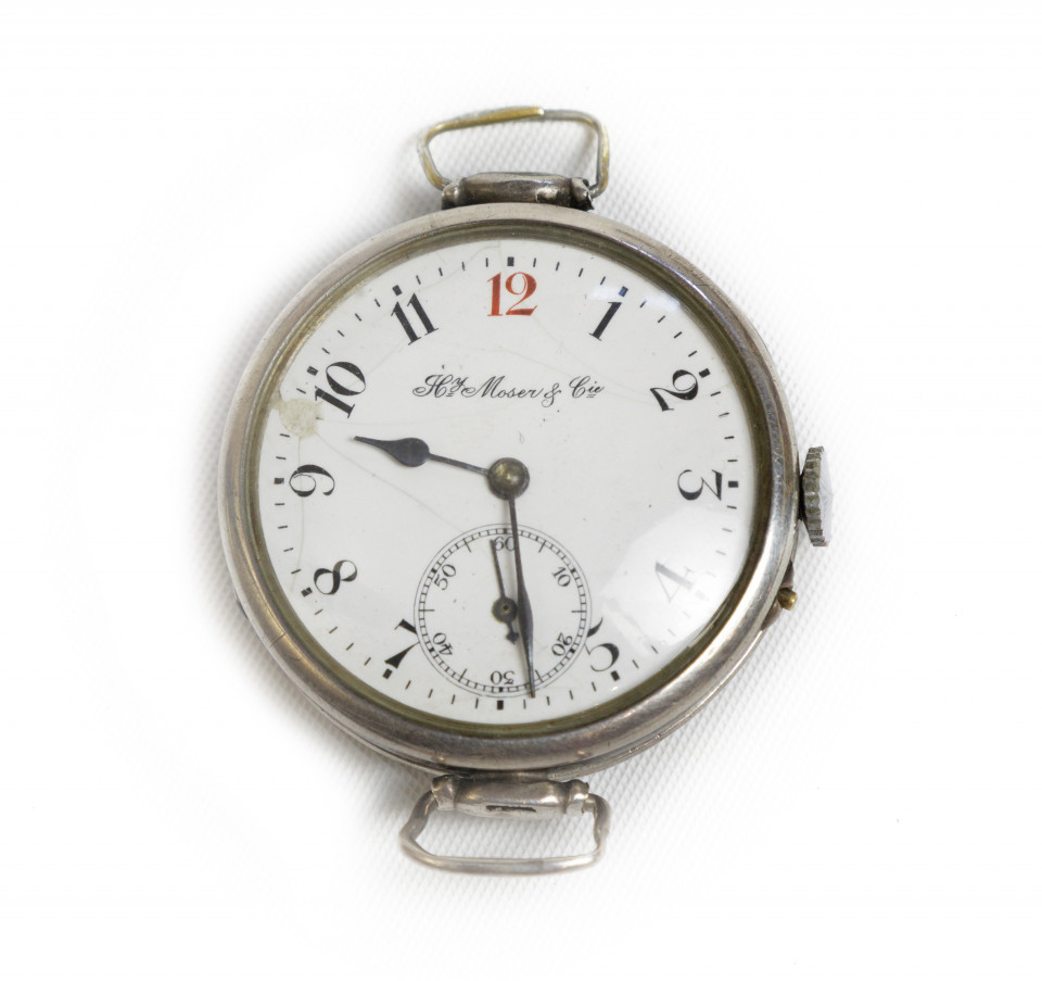Zegarek naręczny srebrny - Henry Moser & Cie