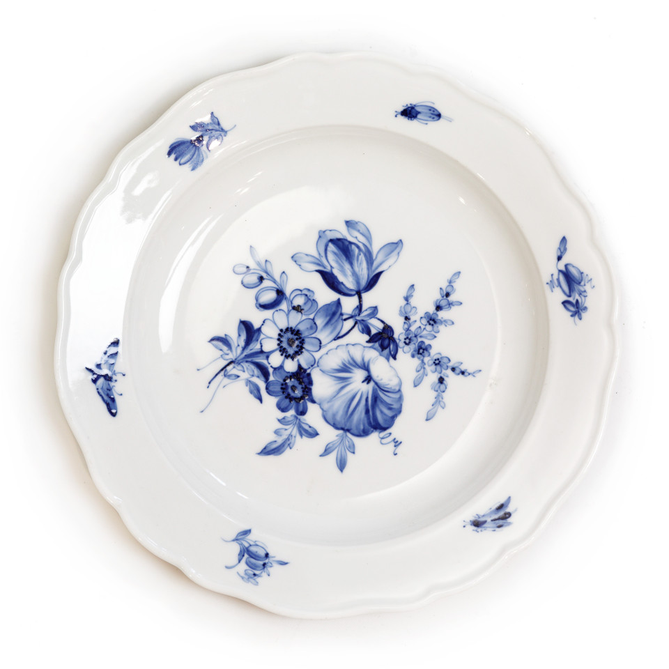 Talerz porcelanowy - Miśnia, XIX / XX w.