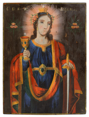 Ikona - Święta Barbara