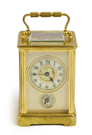 Zegar podróżny z budzikiem