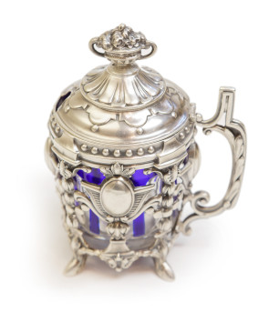 Musztardniczka srebrna